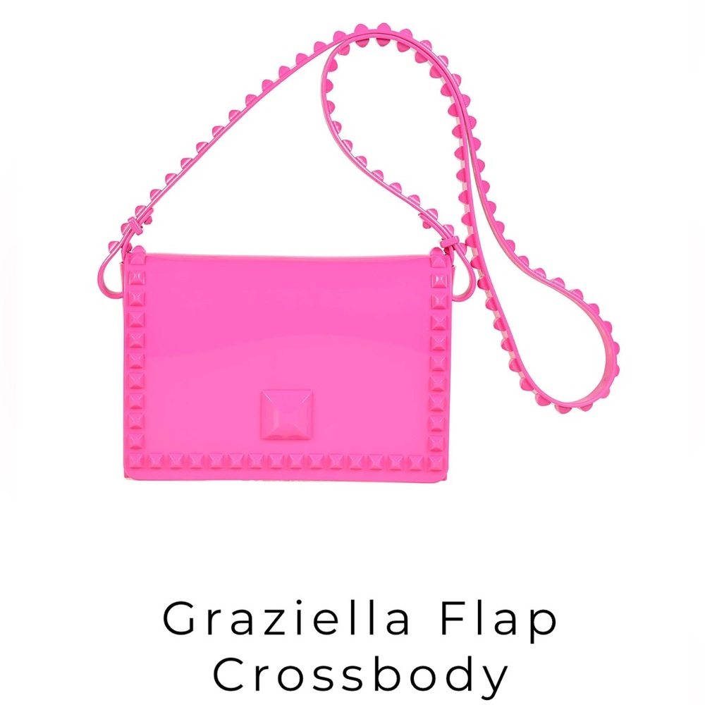 CARMENSOL Graziella Pink Flap Crossbody